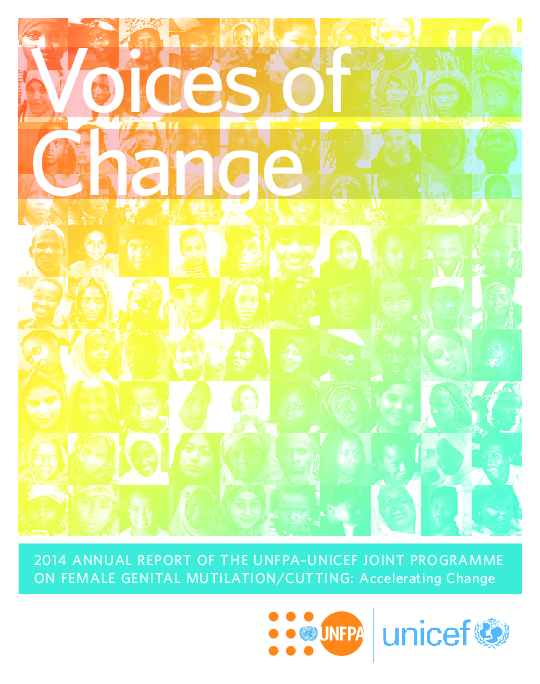 2014 Annual Report of FGM Joint Programme: Voices of Change