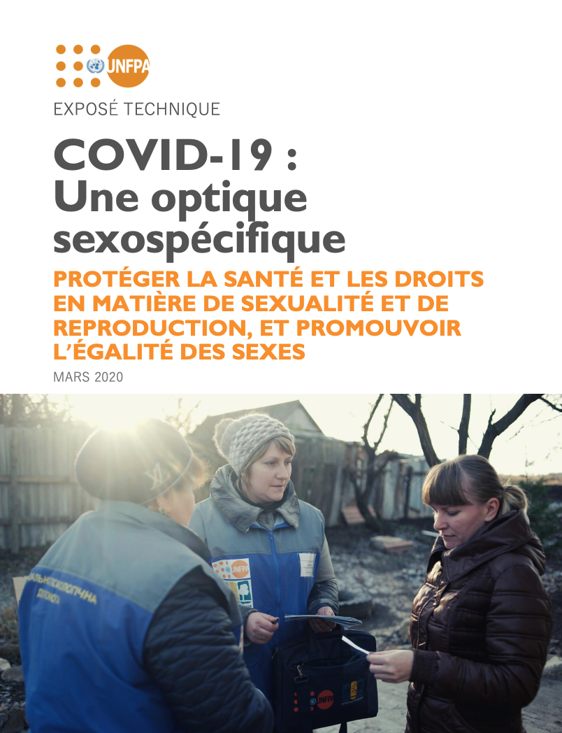 COVID-19 : Une optique sexospécifique