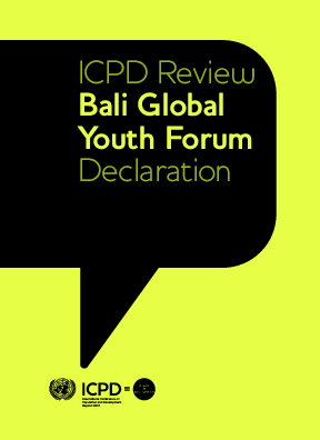 ICPD Review  Bali Global   Youth Forum   Declaration