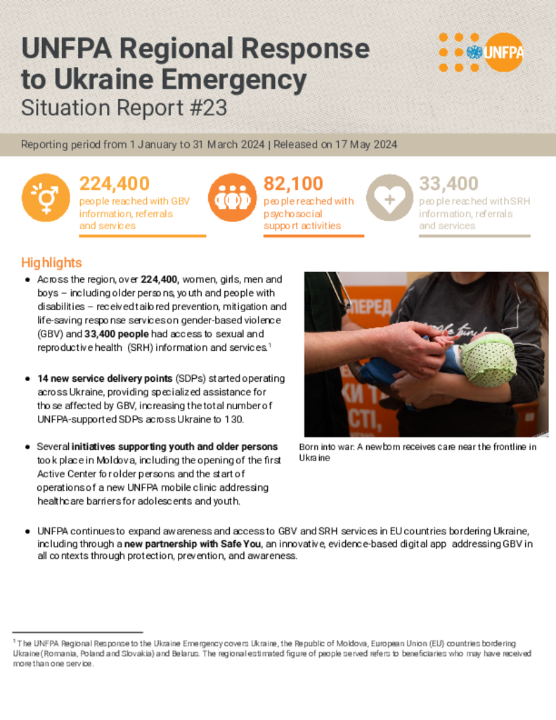 Ukraine Emergency Situation Report #23 - 17 May 2024