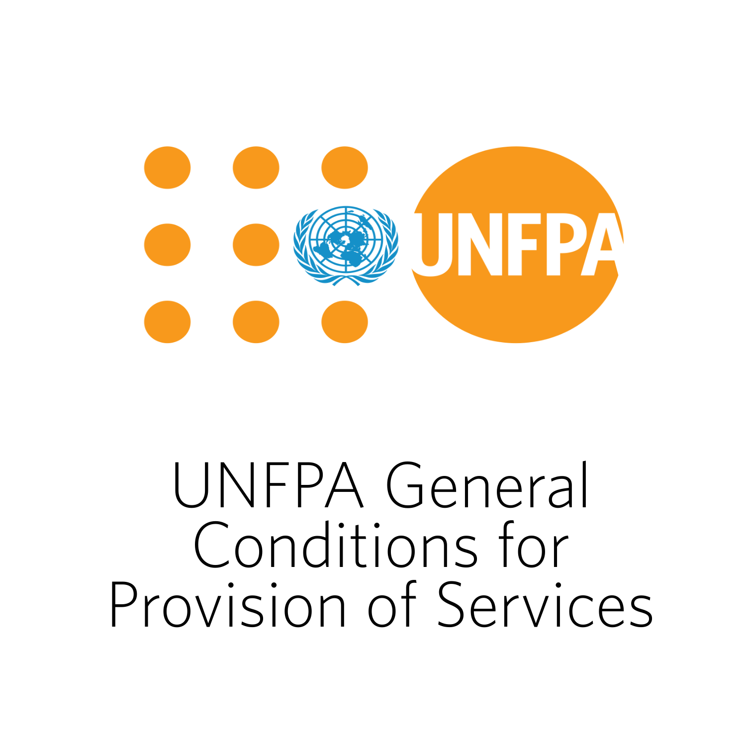 UNFPA General Conditions - Services