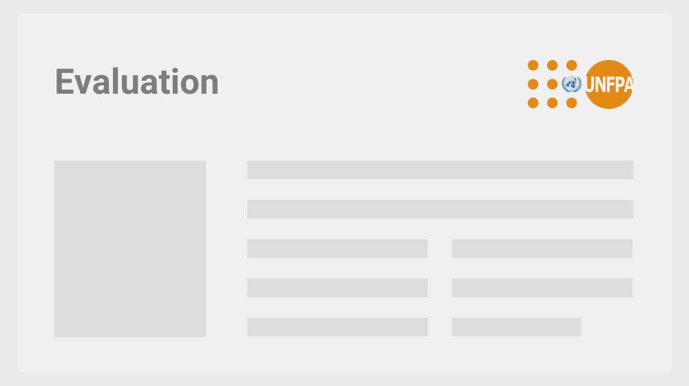 Government of Zimbabwe/UNFPA 7th Country Programme Evaluation (2016-2020)